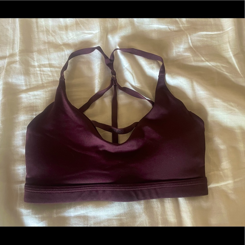 Maroon Nike Sports Bra
